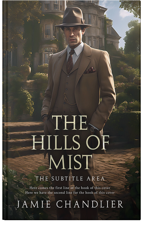 Front view of Premade Mystery & Thriller & Suspense Book Cover - Zeus