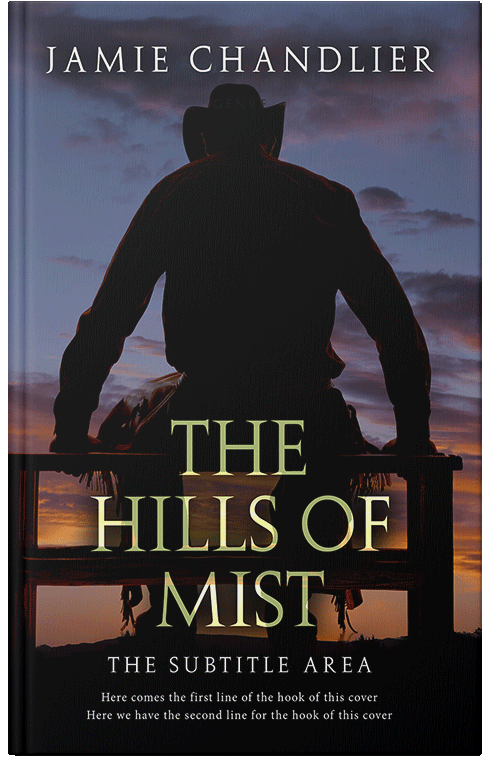 Front view of Premade Action & Adventure Book Cover - Cod Gray