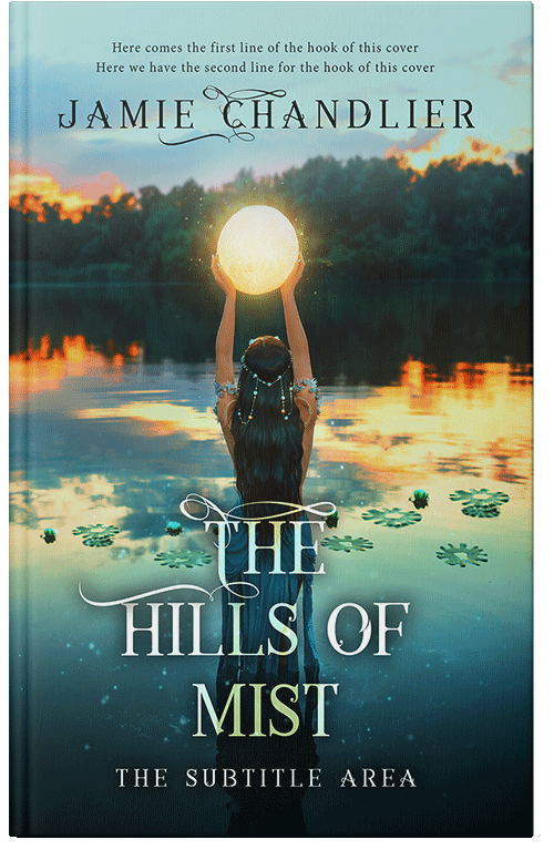 Front view of Premade Fantasy Book Cover - Coriander