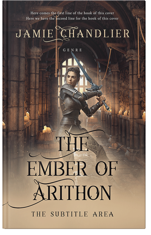 Front view of Premade Fantasy Book Cover - Pavlova