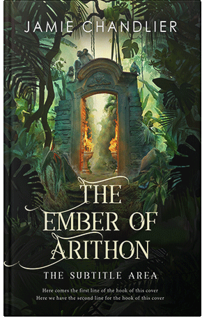 Pre Made Book Cover Hunter Green