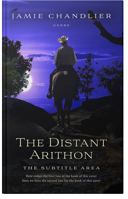 Front view of Premade Action & Adventure Book Cover - Cinder