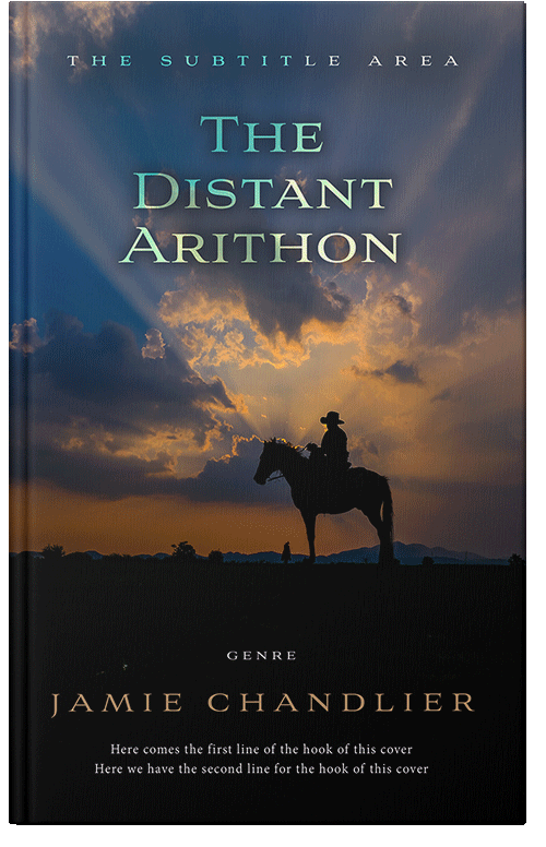 Front view of Premade Action & Adventure Book Cover - Shark