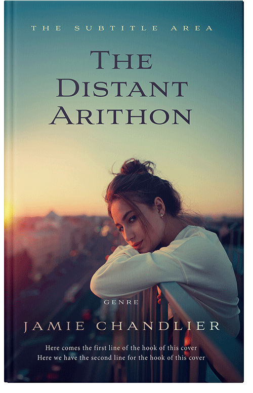 Front view of Premade Romance Book Cover - Oxford Blue