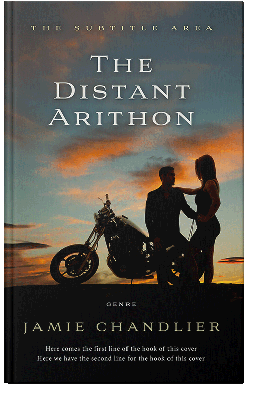 Front view of Premade Romance Book Cover - Outer Space