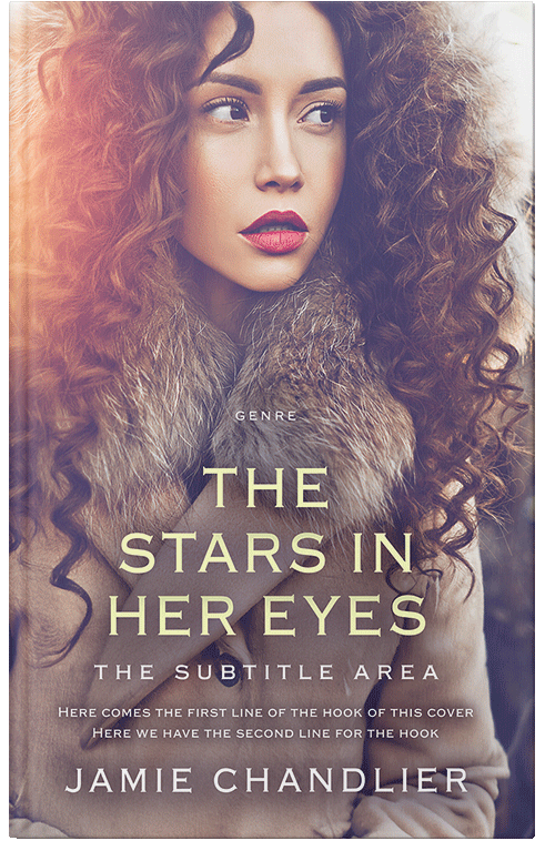 Front view of Premade Romance Book Cover - Falcon