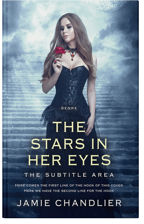 Front view of Premade Fantasy Book Cover - Nebula