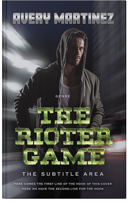 Front view of Premade Mystery & Thriller & Suspense Book Cover - Shark