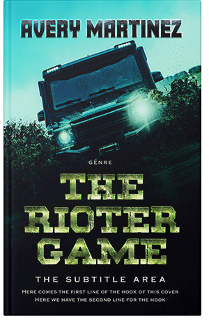 Pre Made Book Cover Fringy Flower