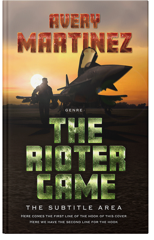 Front view of Premade Mystery & Thriller & Suspense Book Cover - Oil