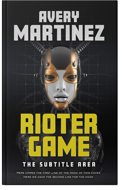 Front view of Premade Science Fiction Book Cover - Tacha