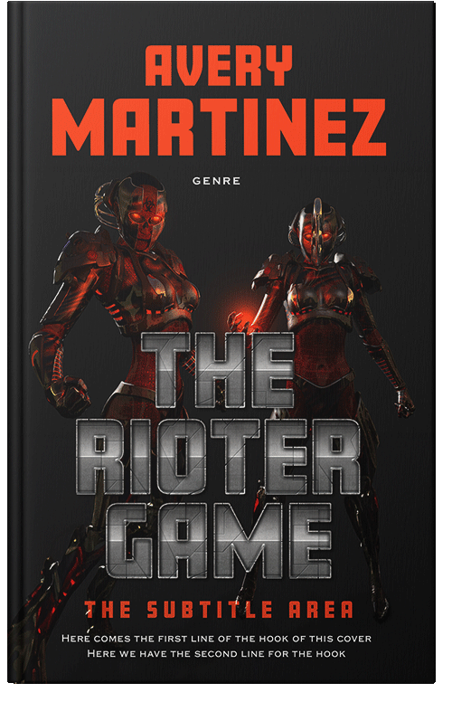 Front view of Premade Science Fiction Book Cover - Cod Gray