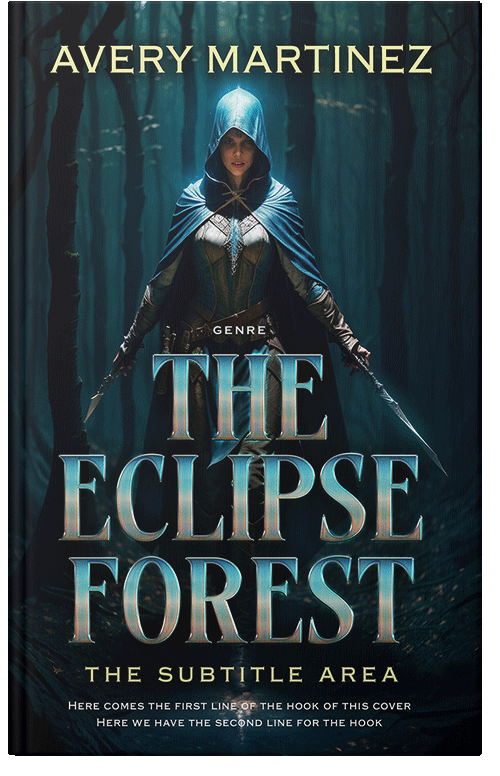 Front view of Premade Fantasy Book Cover - Firefly