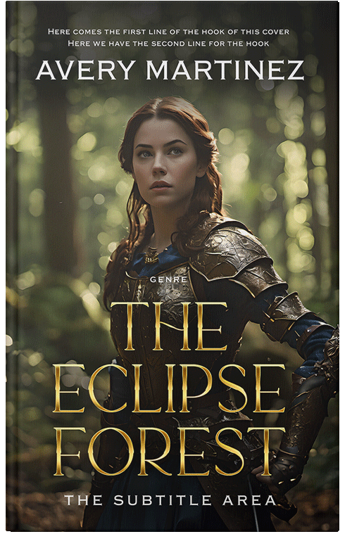 Front view of Premade Fantasy Book Cover - Zeus