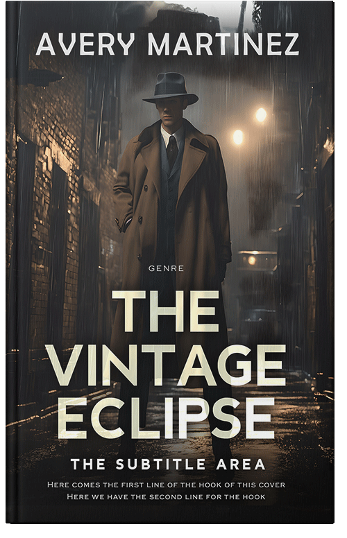 Front view of Premade Mystery & Thriller & Suspense Book Cover - Dune