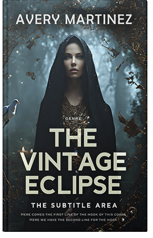 Pre Made Book Cover Outer Space