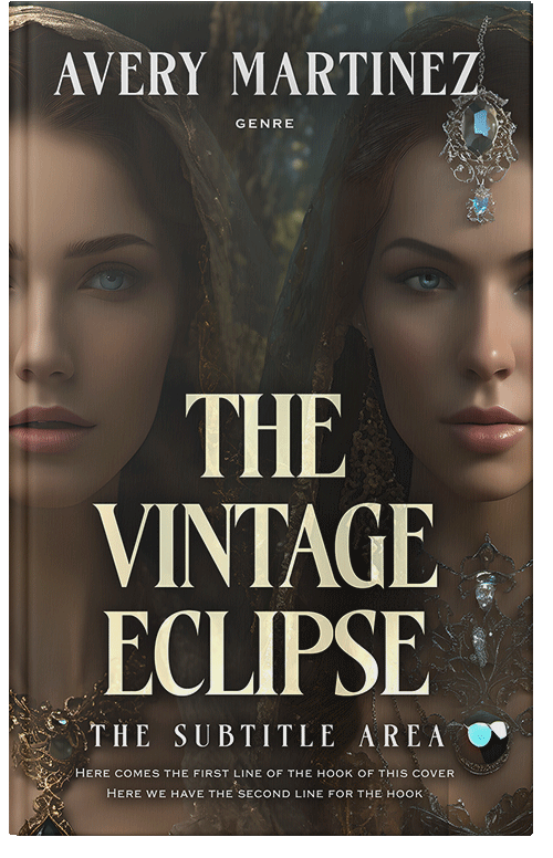 Front view of Premade Fantasy Book Cover - Zeus