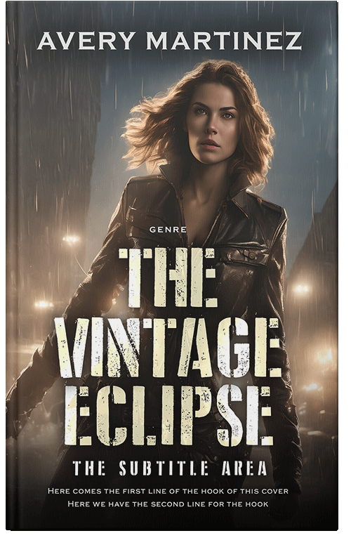 Front view of Premade Mystery & Thriller & Suspense Book Cover - Dune