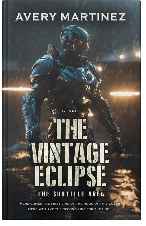 Front view of Outer Space #31280 - Premade Apocalyptica Book Cover