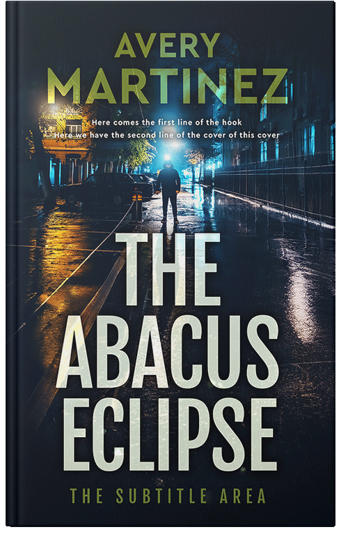 Front view of Premade Mystery & Thriller & Suspense Book Cover - Sisal