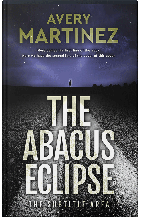 Front view of Premade Mystery & Thriller & Suspense Book Cover - Steel Gray