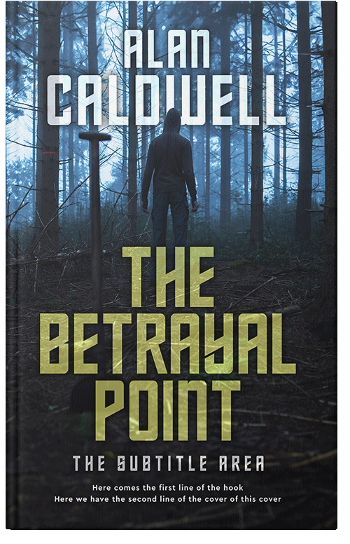 Front view of Premade Mystery & Thriller & Suspense Book Cover - Coriander