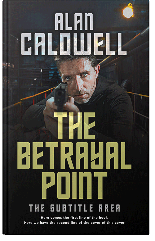 Front view of Premade Mystery & Thriller & Suspense Book Cover - Indian Khaki