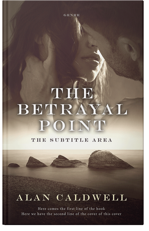 Front view of Premade Romance Book Cover - English Walnut