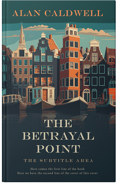 Front view of Premade Literary Fiction Book Cover - Ebony Clay