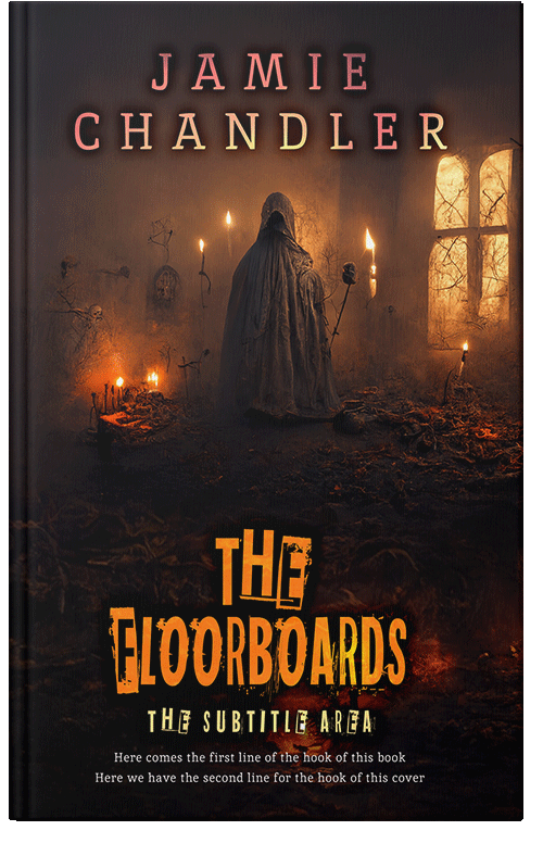 Front view of Premade Fantasy Book Cover - Night Rider