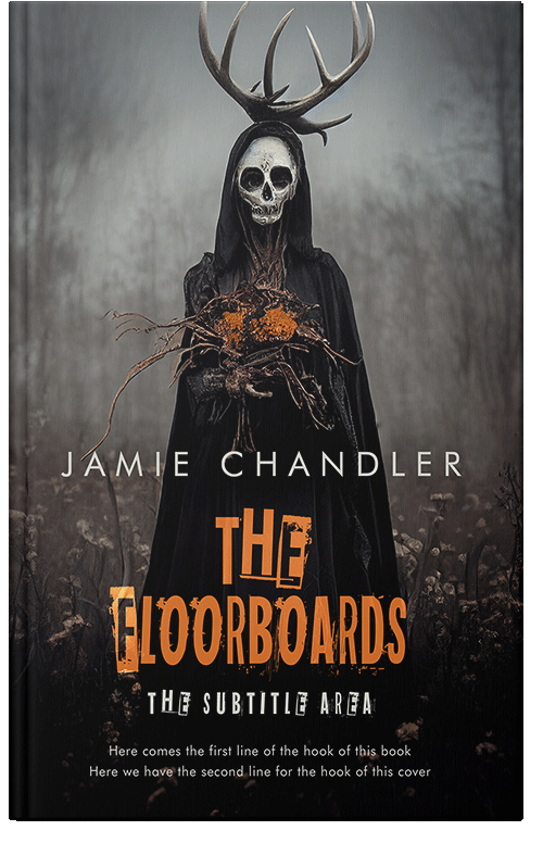 Front view of Premade Horror Book Cover - Dune