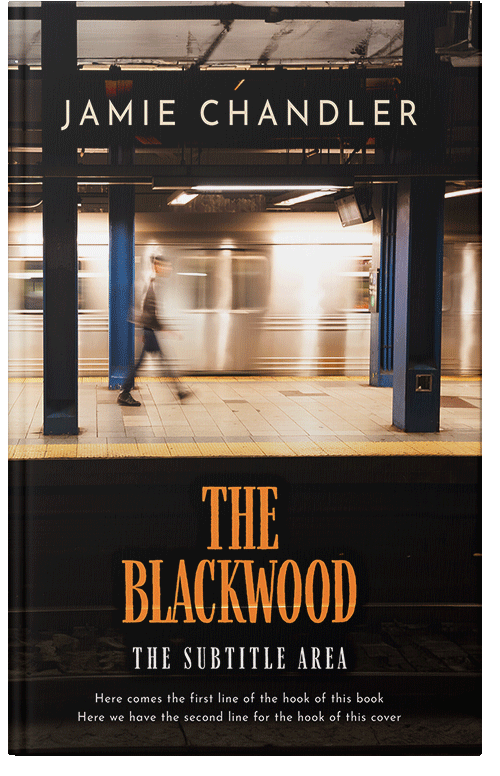 Front view of Premade Mystery & Thriller & Suspense Book Cover - Tan