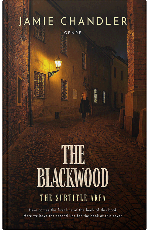 Front view of Premade Mystery & Thriller & Suspense Book Cover - Cannon Black