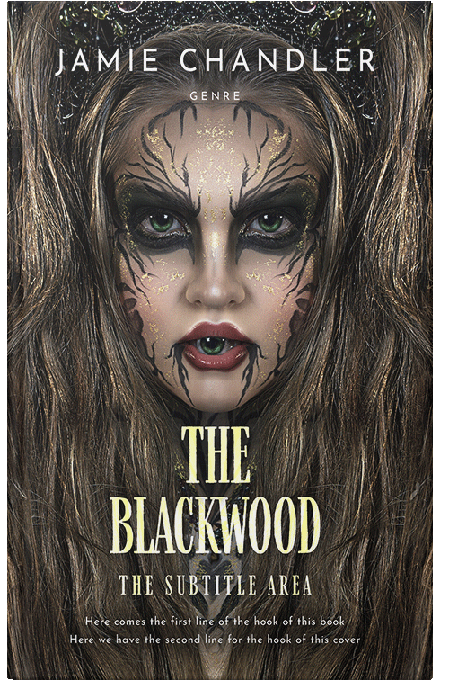 Front view of Premade Fantasy Book Cover - Zeus