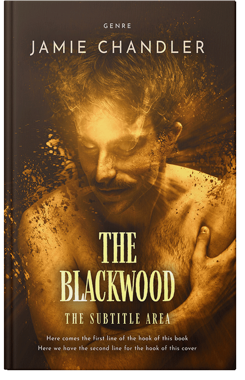 Front view of Premade Fantasy Book Cover - Bronze