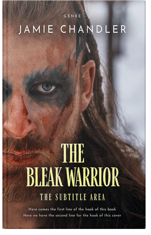 Front view of Premade Historical Book Cover - English Walnut