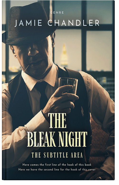 Front view of Premade Mystery & Thriller & Suspense Book Cover - Akaroa