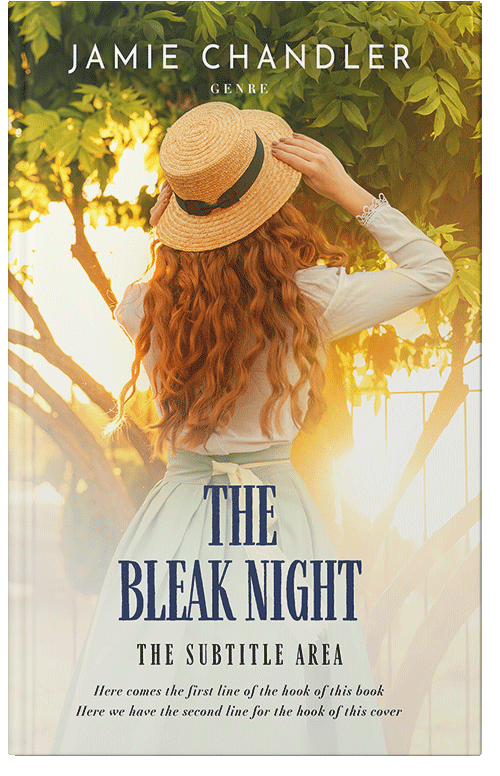 Front view of Premade Teen & Young Adult Book Cover - Thatch Green