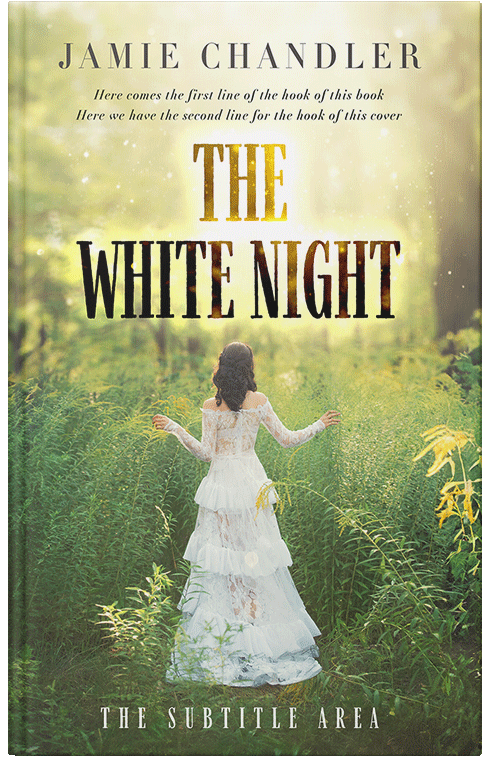 Front view of Premade Fantasy Book Cover - Green Smoke