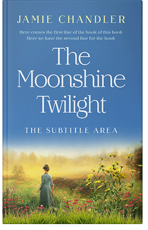 Pre Made Book Cover Steel Blue