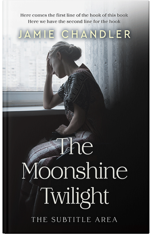 Front view of Premade Literary Fiction Book Cover - Cod Gray