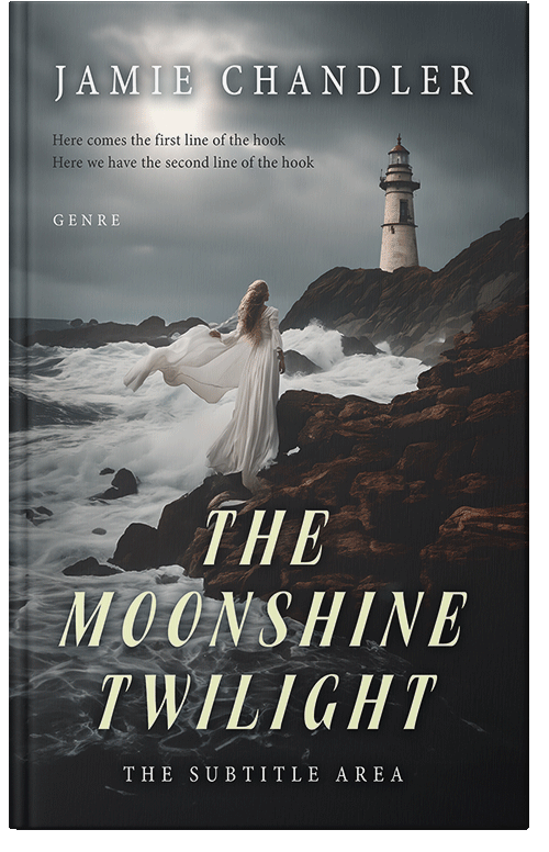 Front view of Premade Fantasy Book Cover - Cape Cod