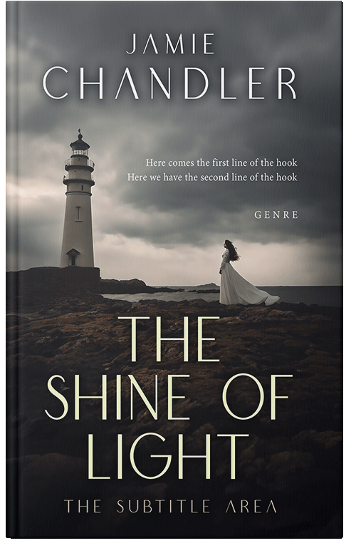 Front view of Premade Mystery & Thriller & Suspense Book Cover - Shark