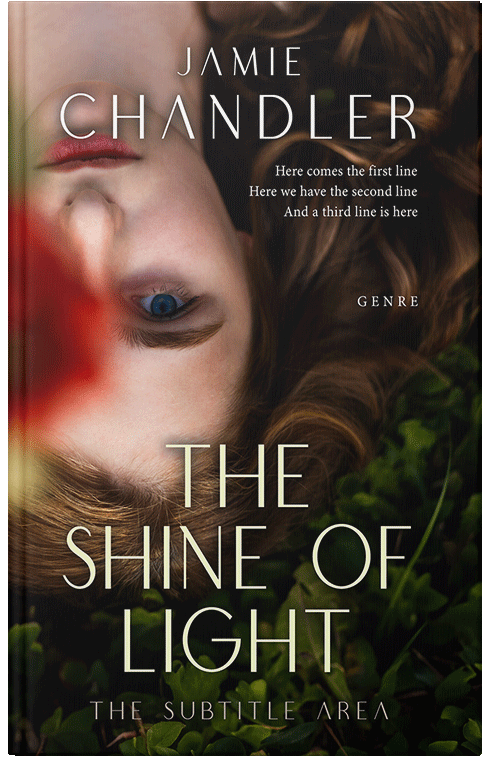 Front view of Premade Teen & Young Adult Book Cover - Oriental Pink