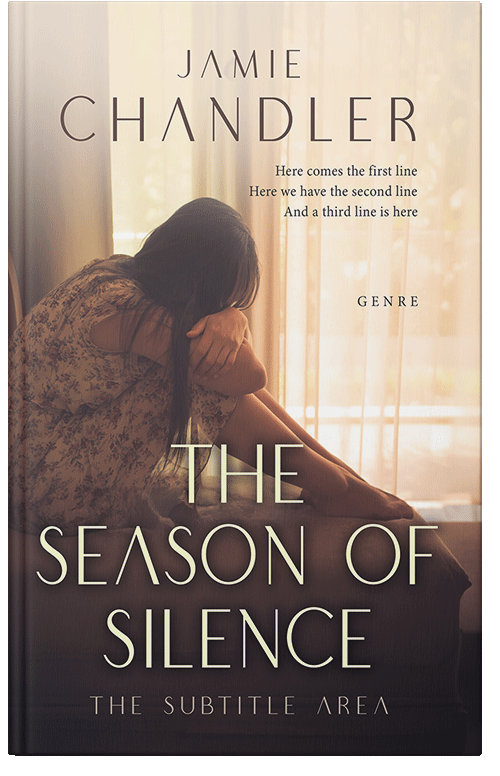 Front view of Premade Teen & Young Adult Book Cover - Albescent White