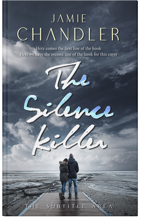 Front view of Premade Romance Book Cover - Oxford Blue