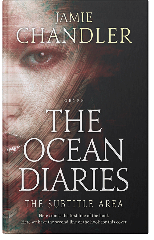 Front view of Premade Mystery & Thriller & Suspense Book Cover - Soft Amber