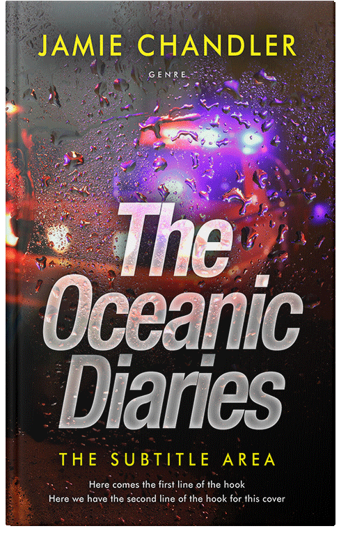 Front view of Clam Shell #31392 - Premade Mystery & Thriller & Suspense Book Cover