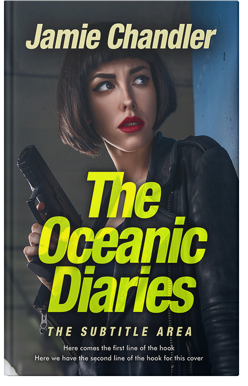 Front view of Premade Mystery & Thriller & Suspense Book Cover - Shark