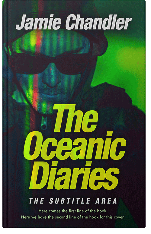 Front view of Premade Action & Adventure Book Cover - Wattle